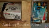 [2] Boxes Containing Indoor Copper Electrical Building Wire, Copper Wire, Line Clips, and More