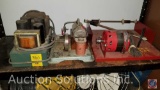 Vintage Thumbler's Tumbler w/ Rock Tumbler; Mini Boiler Steam Engine and Power Supply