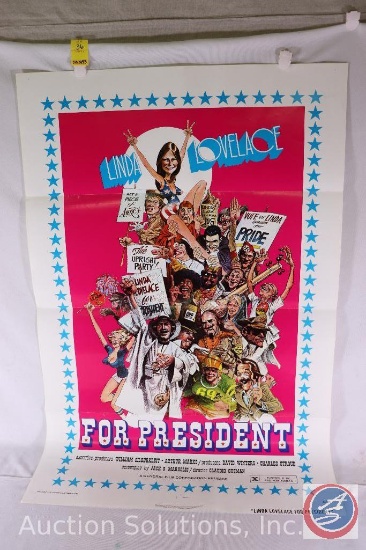 1975 Linda Lovelace for President Vintage Movie Poster