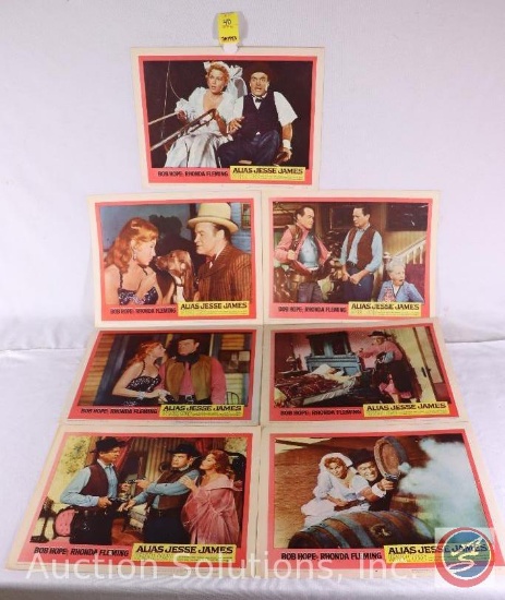 (7) Alias Jesse James movie cards, 1959