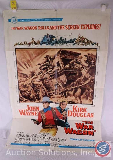 The War Wagon Vintage Movie Poster, 1967 67/152 {{TORN}}