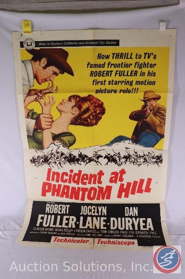 Incident at Phantom Hill Vintage Movie Poster, 1965 65/276 {{SOME WEAR AND TEAR}}
