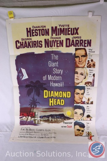 Diamond Head Movie poster, 3531, 1932 {{SOME WEAR AND TEAR}}