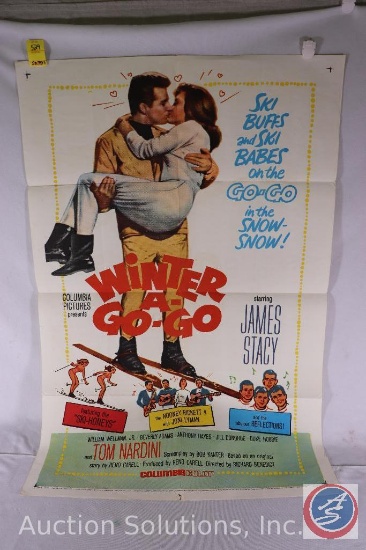 Winter a-go-go Vintage Movie Poster, 6392, 1965 65/257 {{SOME WEAR AND TEAR}}