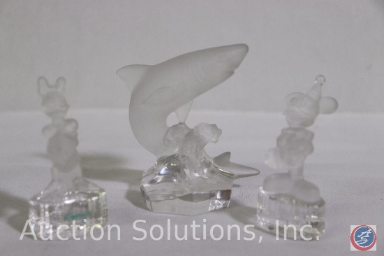 Set of Goebel Germany Disney, Crystal Collection, 3 pieces