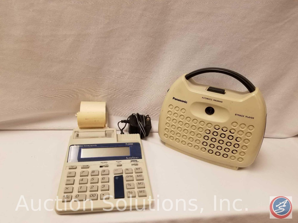 Texas Instruments super view compact printing calculator (model #TI-5032),  Panasonic automatic | Estate & Personal Property Personal Property | Online  Auctions | Proxibid
