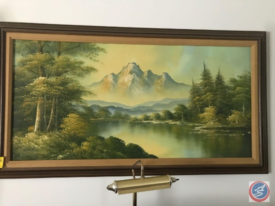 Framed canvas wall painting by Stevenson