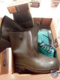 Rubber galoshes size small, Women rain shoes size 7, Get A Grip shoe covers size XL