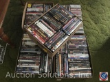 (5) boxes of assorted DVDs and CDs {{SOLD 5x THE MONEY}}