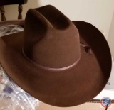 Resistol 20X Beaver Brown Felt Western Cowboy Hat size 7 1/8
