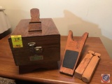 Shoe Shine Kit by Griffin Shinemaster {{INCLUDES CONTENTS}} and a Wolf Bros. Boot Jack