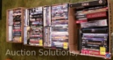 (4) boxes of assorted DVDs and VHS movies {{SOLD 4x THE MONEY}}