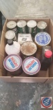 (3) boxes containing assorted motor oils and transmission fluids