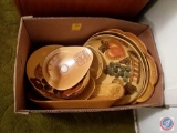 Box containing; various size serving dishes