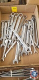 Flat of assorted Craftsman combination wrenches