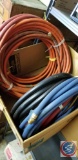 Box containing (6) assorted air hoses