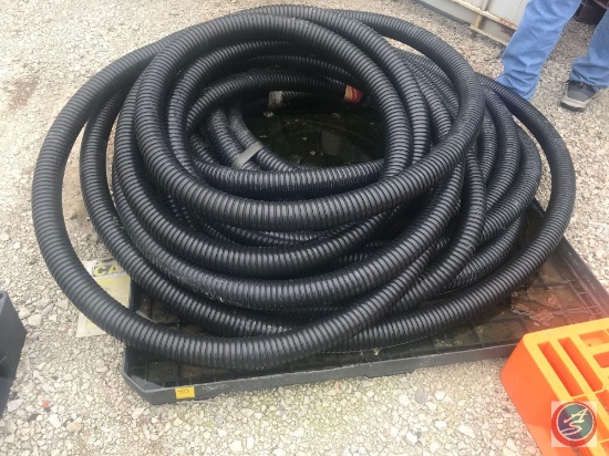 Two 2 inch 50 ft fuel hoses