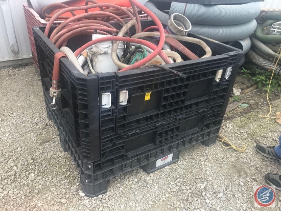 Uline Model H-1214BL pallettainer with assorted hoses and fittings