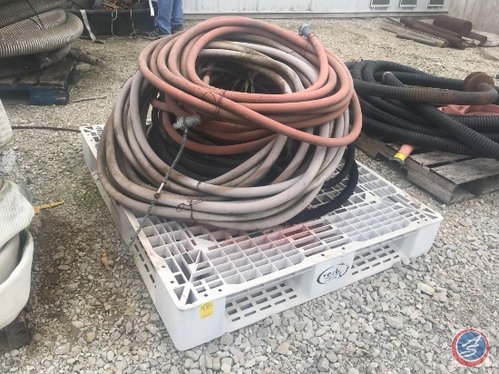 Assorted sections of 3/4 inch air hose