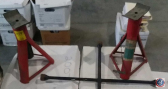 (2) jacks and a 4 way tire iron
