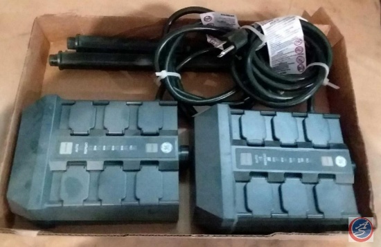 Flat containing (2) GE power strips