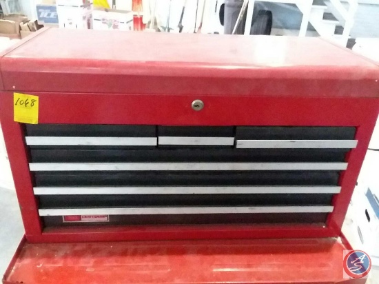 Top half of 6 drawer/top opening Craftsman tool box