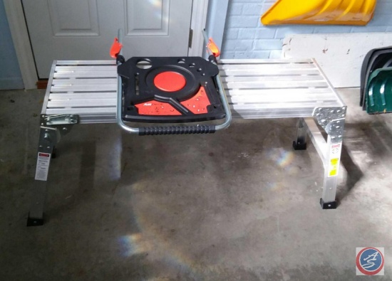 Werner aluminum work platform, Little Giant airdeck workstation