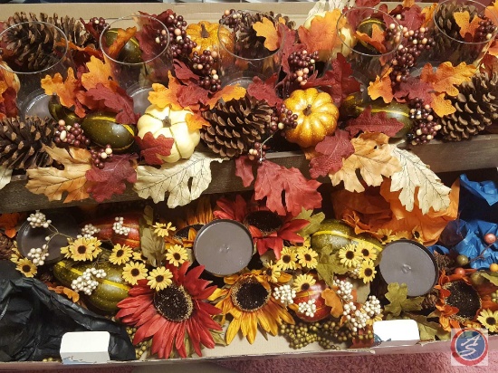 Misc. Fall candle holder decorations