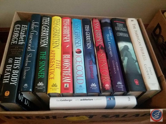 (11) hardback books including authors; Tess Gerristen and more
