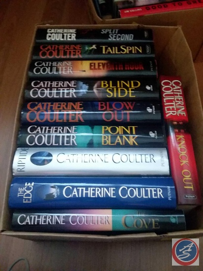 (10) Catherine Coulter hardback books