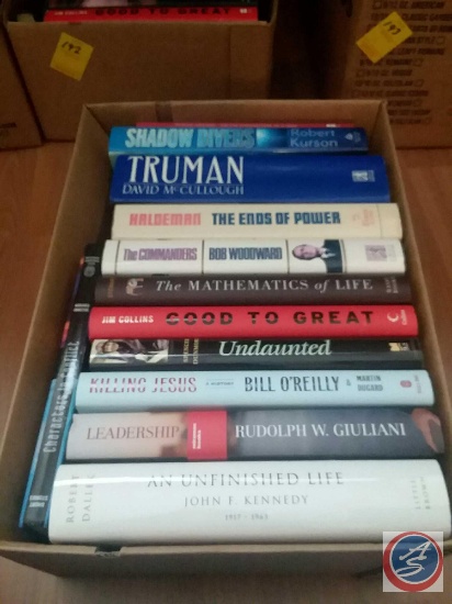 (12) hardback books including an assortment of authors