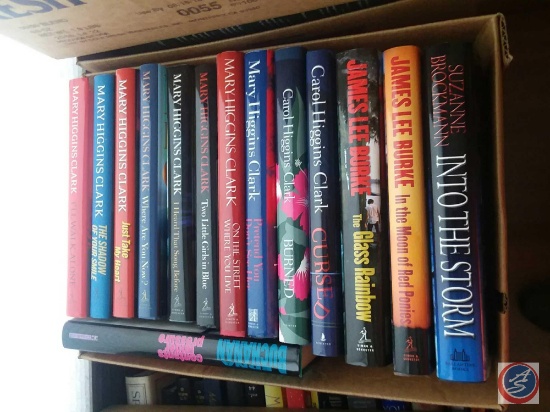 (14) hardback books including authors; Mary Higgins Clark and more