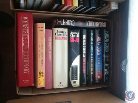 (10) hardback books including authors; Harlan Coben, Michael Connelly, James Clavell and more