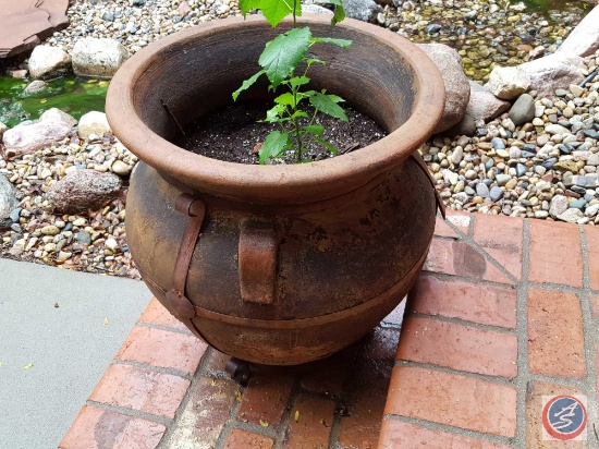 Large Terra Cotta Urn Planter Pot