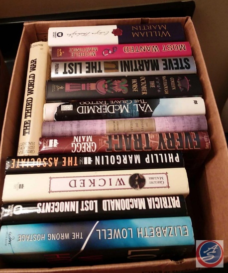 (12) hardback books including an assortment of authors
