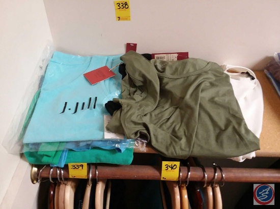 (7) brand new name brand ladies tanks and tees size medium