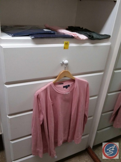 (5) brand new name brand ladies tops size large