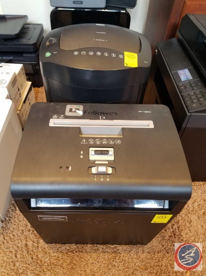 Ativa X1000 crosscut paper shredder, Fellowes P-8C paper shredder