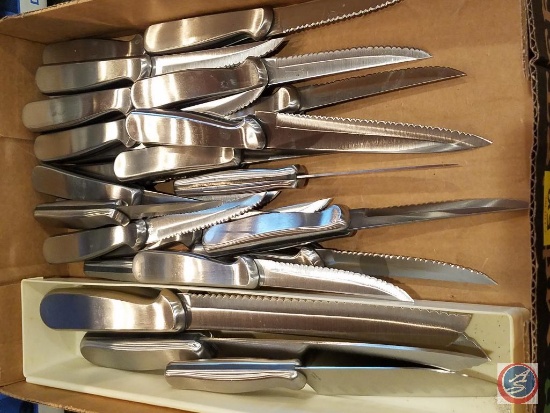 Ginsu steak knives and kitchen knives