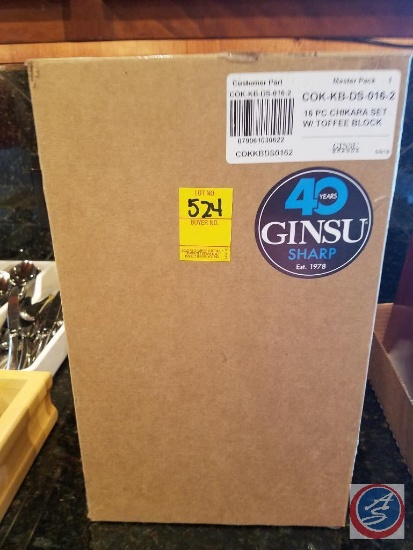 Ginsu Chikara 16 piece chopping set (NEW IN BOX)