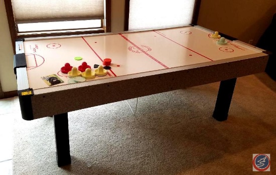 Carrom Sports table electric air hockey with paddles and pucks (31"x85"x45")