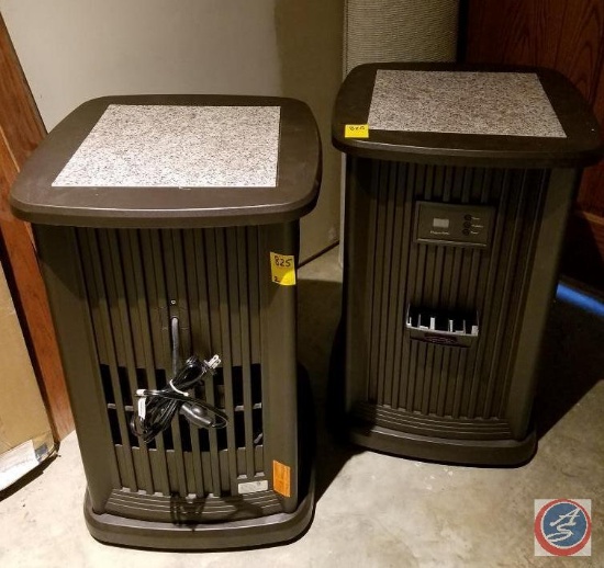 (2) AirCare humidifiers (model #EP9800) - {{NOTE: [4] *NEW* AirCare wicks are listed in Lot #1070}}
