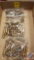 221 Remington empty brass, Smith and Wesson .38 Special empty brass and other assorted empty brass.