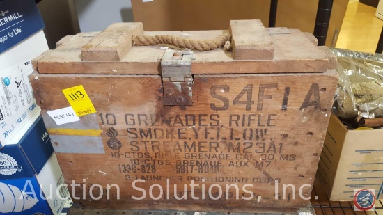 6"x12"x18" Grenade Crate without contents