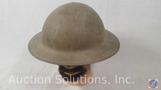 Original WWI U.S. Doughboy Steel Helmet with Liner