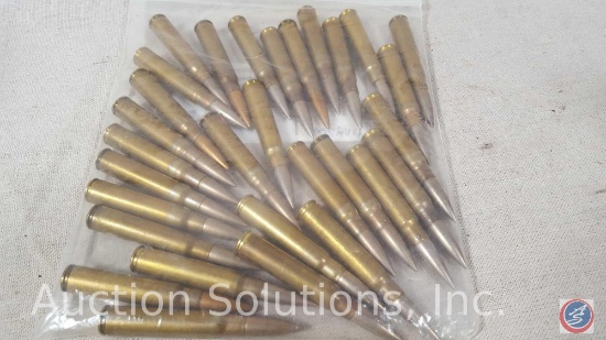[30] Rounds of Polish Military pre-WWII Surplus 8mm Mauser Ammo (Some marked 'FN-47) - Loose in Bag