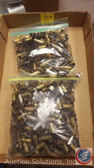 9 mm empty brass. (SOLD 2x THE MONEY)