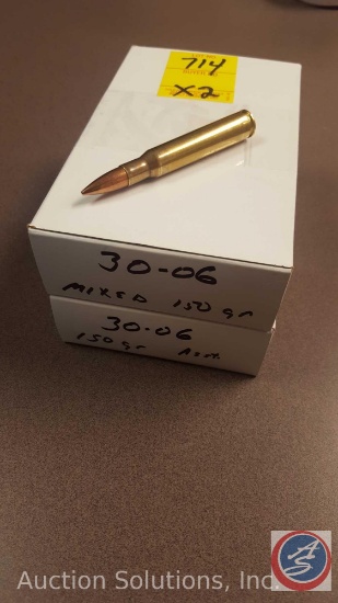 Assorted box 150 grain 30.06 ammo (20 rounds)(SOLD 2x THE MONEY)