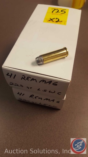 LSWC 220 grain 41 Remington Mag ammo (50 rounds) (SOLD 2x THE MONEY)