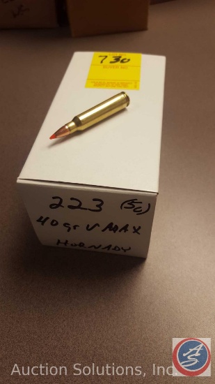 Hornady 40 grain Vmax 223 ammo (50 rounds)